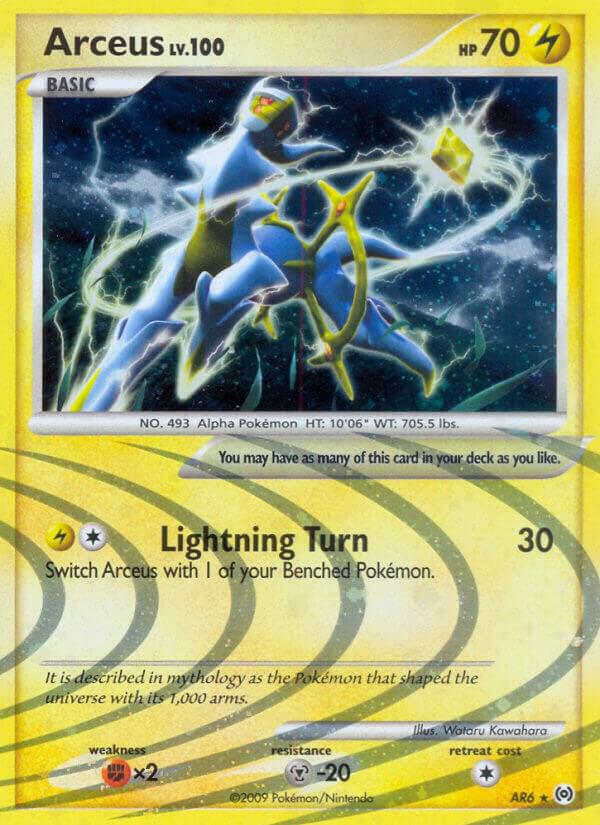 Arceus Holofoil NM Arceus English 6 |f7601e7c-e8c5-450d-bfc6-cda233aecb43