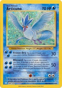 Articuno Holofoil NM Trading Card Game Classic English 9 |9172674d-d405-44a5-8045-07db445a62fd
