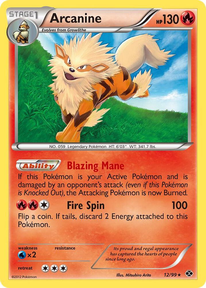 Arcanine Reverse Holofoil MP Next Destinies English 12 |1f1e208d-5628-408a-a60a-90ee1fb5a101