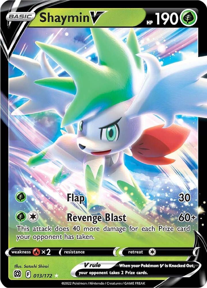 Shaymin V Holofoil NM Brilliant Stars English 13 |36062915-11ac-4002-b505-ba256c7bccb4