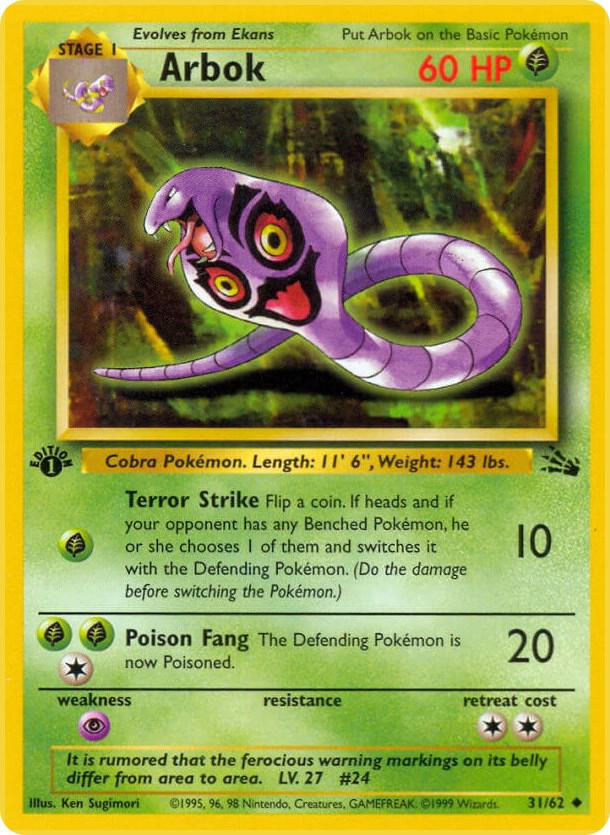 Arbok Unlimited LP Fossil English 31 |95f66646-ab65-42e0-bef7-9db2f48f90d8