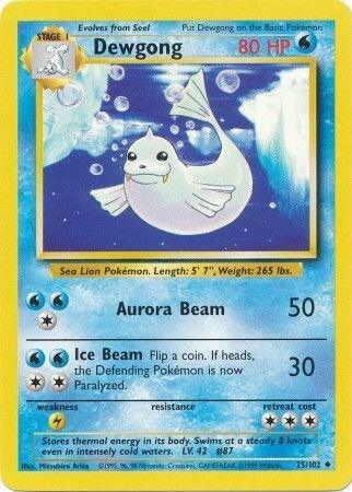 Dewgong Normal LP Base Set (Unlimited) English 25 |afbc8ec3-a99a-4d06-aca5-2d68c04ae6ed