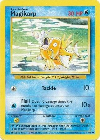 Magikarp Normal LP Base Set (Unlimited) English 35 |f7bdb5b5-846f-41b1-ac8a-f45bfd8edbaa