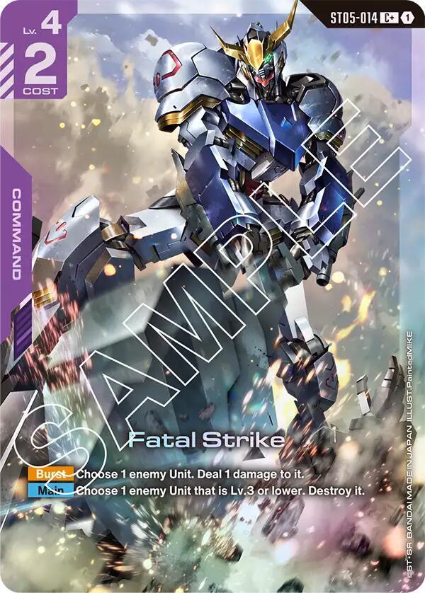 Fatal Strike (C+) Starter Deck 05: Iron Bloom English 14