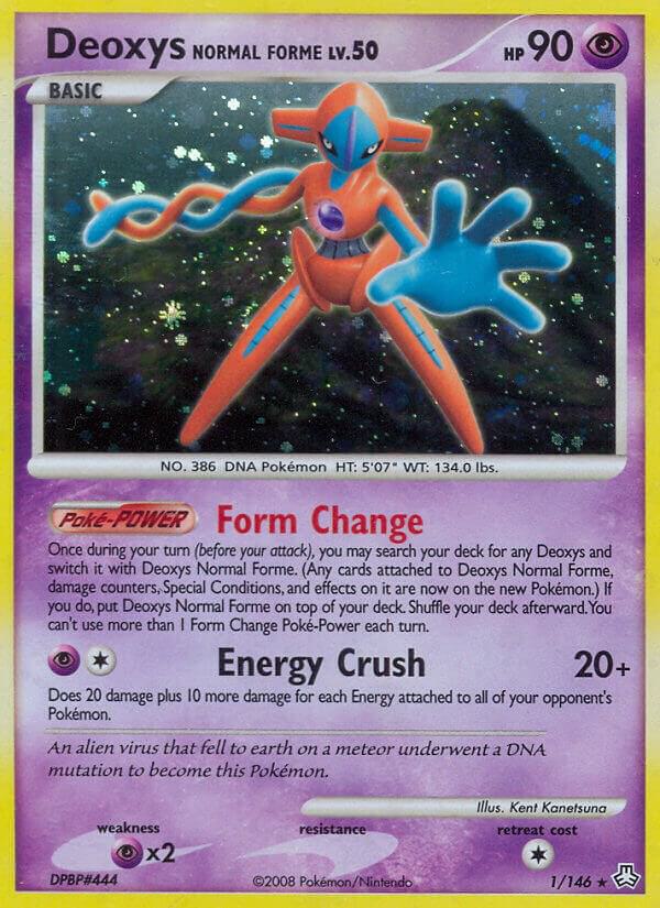 Deoxys Normal Forme Reverse Holofoil LP Legends Awakened English 1 |c71f0b0d-e0e1-4792-ab79-81f378a7b63f