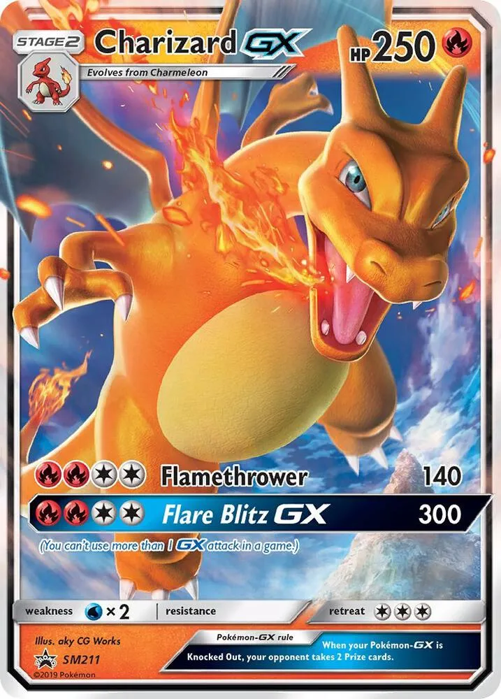 Charizard GX Sun & Moon Promos 211