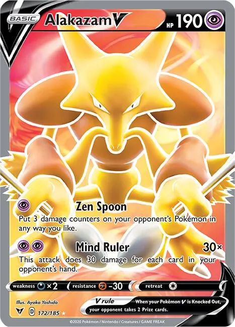 Alakazam V (Full Art) Vivid Voltage