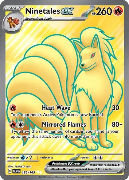 Ninetales ex Holofoil SV: 151