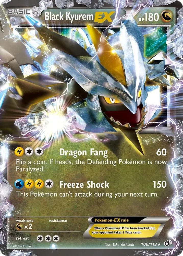 Black Kyurem EX Legendary Treasures  100
