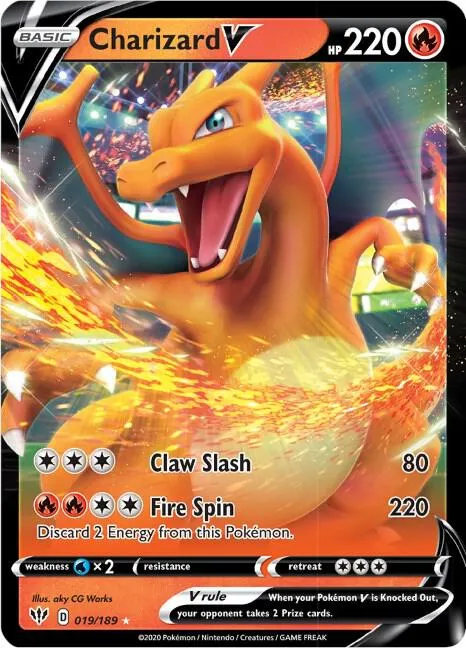 Charizard V Darkness Ablaze