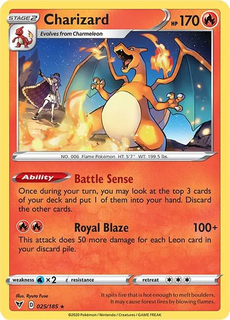 Charizard Reverse Holofoil Vivid Voltage