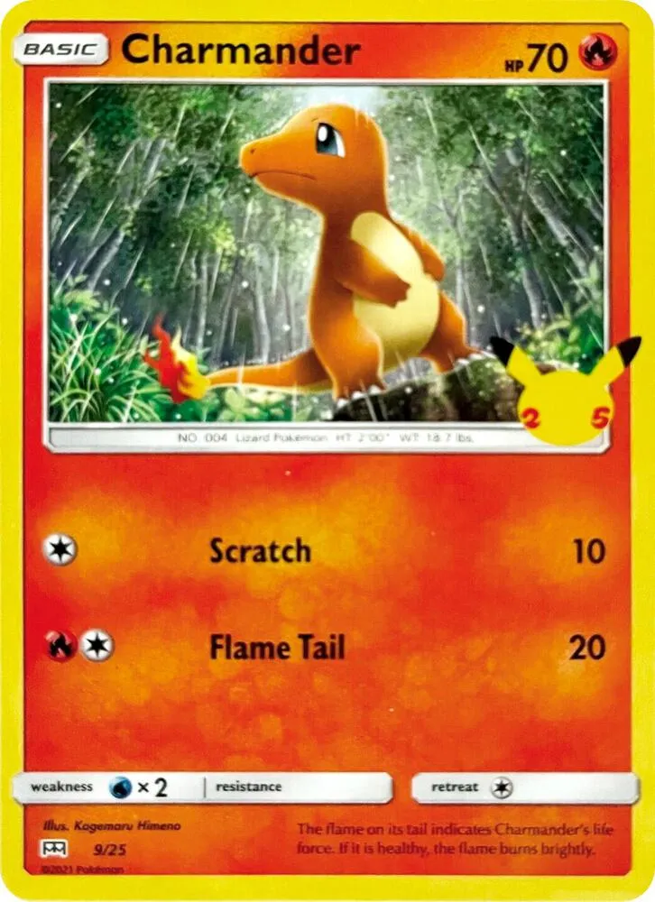 Charmander McDonald's 25th Anniversary Promos