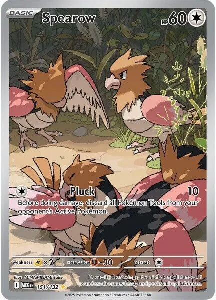 Spearow Holofoil IR Mega Evolution