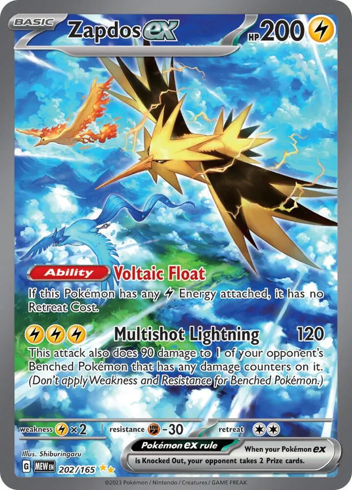 Zapdos ex SIR SV151