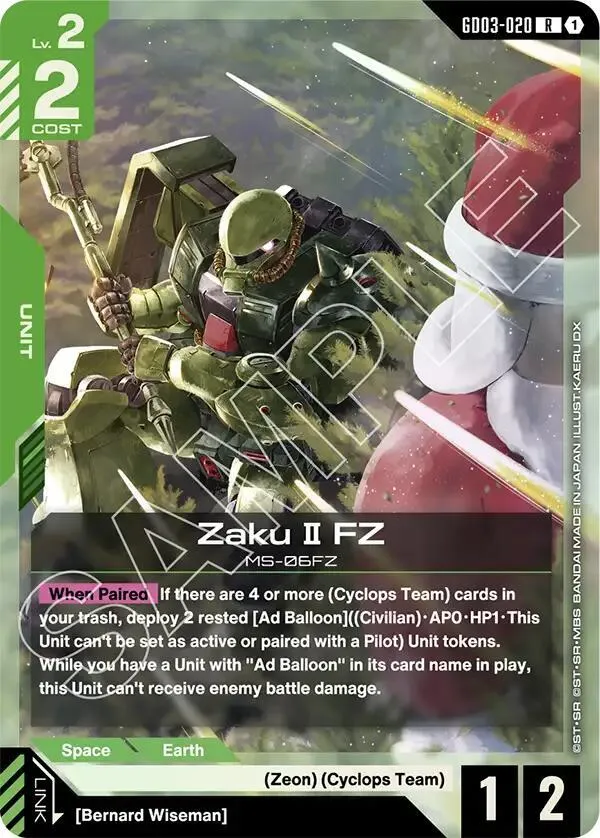 Zaku II FZ - Steel Requiem