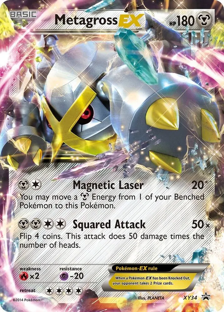 Metagross EX Shiny XY Promo