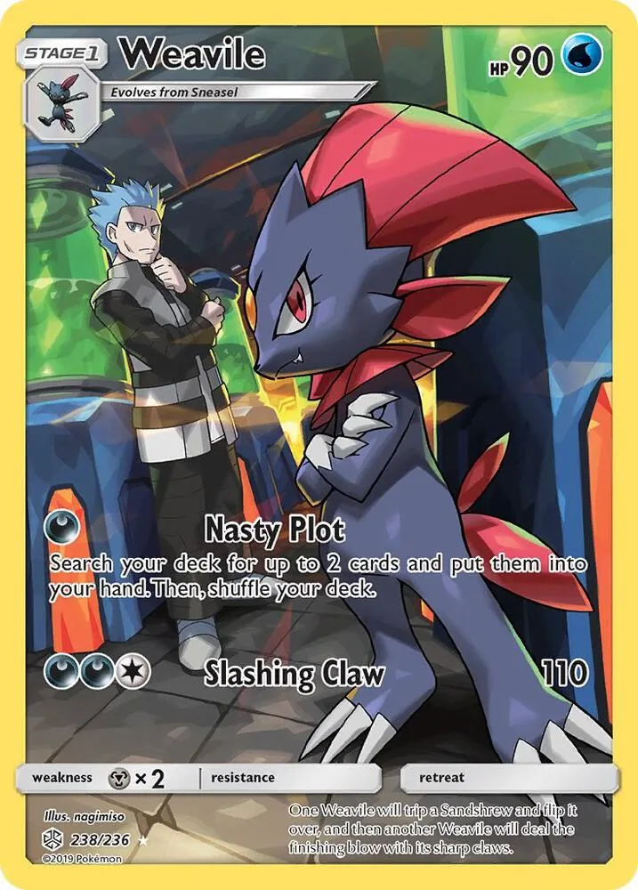 Weavile Full Art Cosmic Eclipse