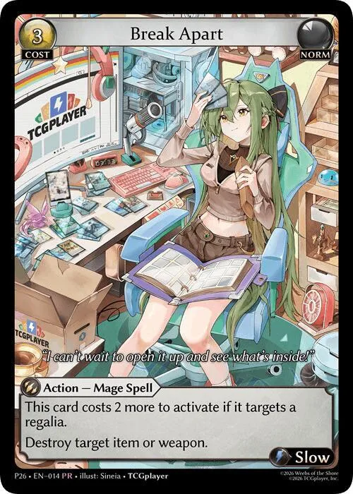 Break Apart TCGPlayer Promo Card