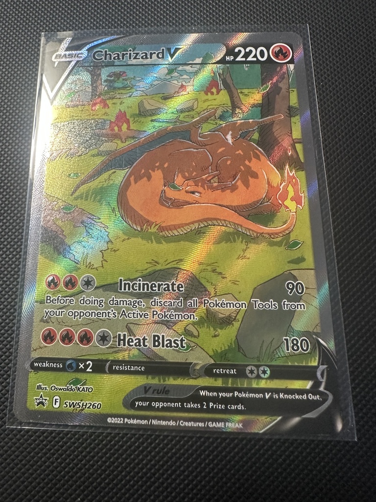 Charizard V Holofoil NM Sword & Shield Promos English 260
