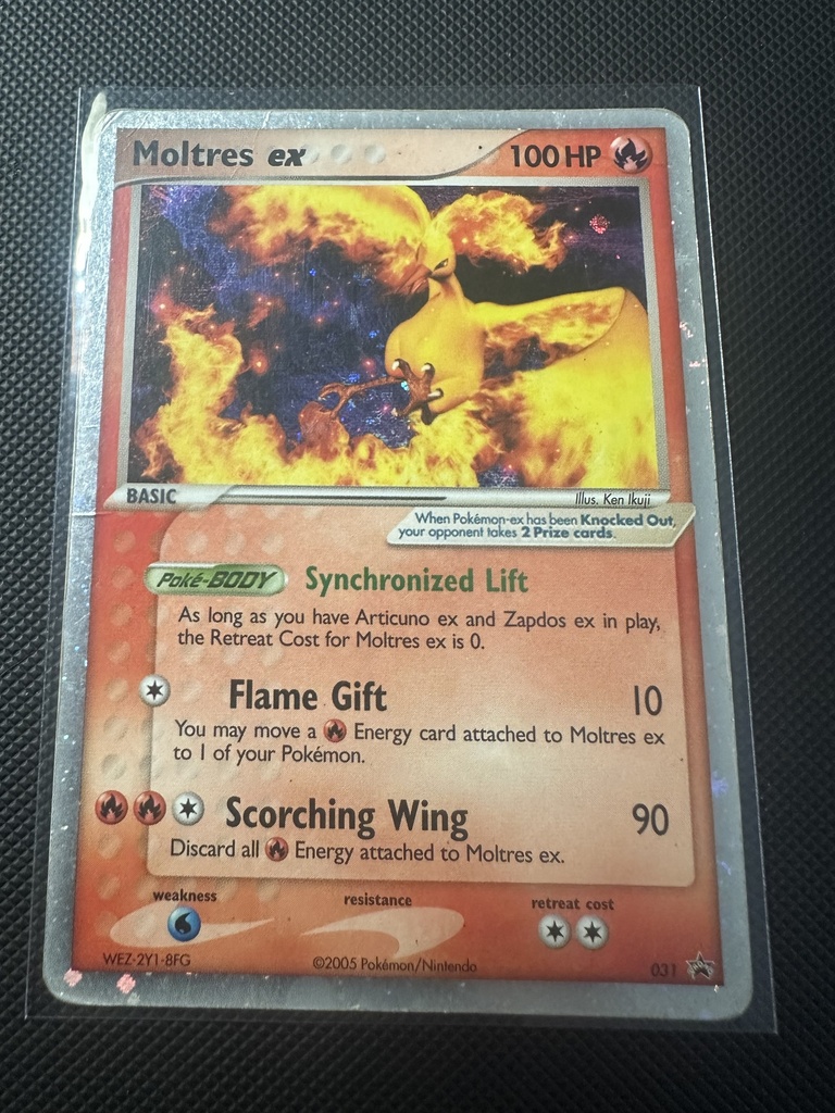 Moltres ex Holofoil MP Nintendo Promos English 31
