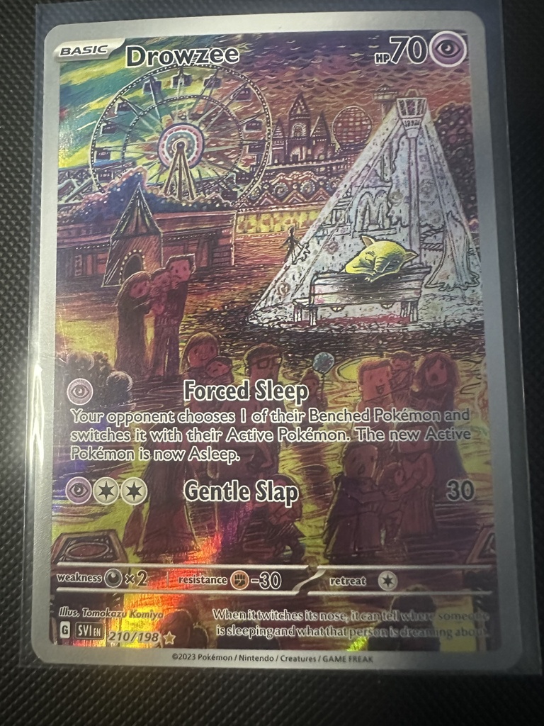 Drowzee Holofoil NM Scarlet & Violet Base English 210