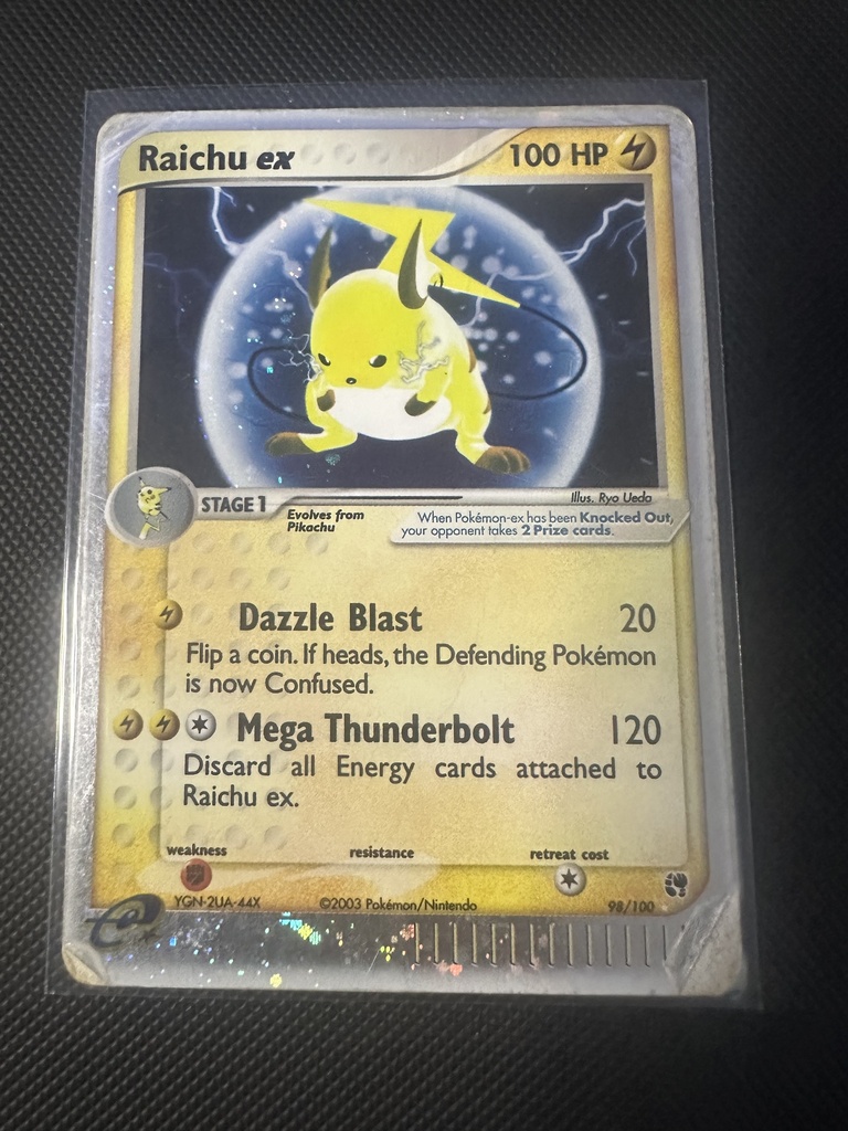 Raichu ex Holofoil DMG EX Sandstorm English 98