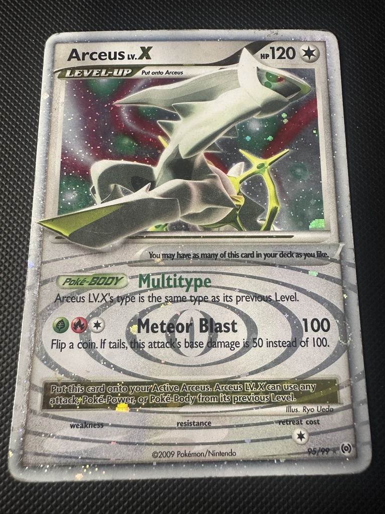 Arceus Lv.X Holofoil MP Arceus English 95 |4c1f93f6-24e5-46ab-8cc9-0e23d3f682ba