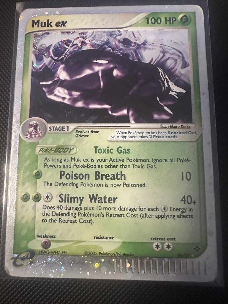 Muk ex Holofoil HP EX Dragon English 96
