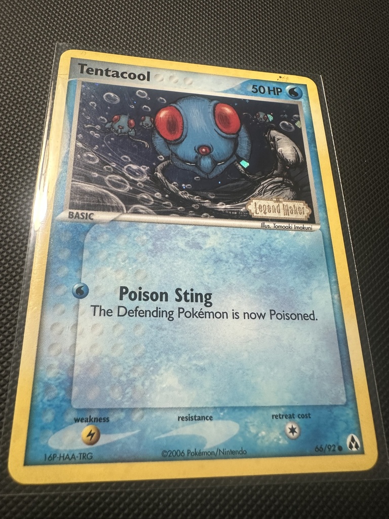 Tentacool Reverse Holofoil NM Legend Maker English 66 |05b4b3c6-f746-4e46-8103-482d7eab9c95