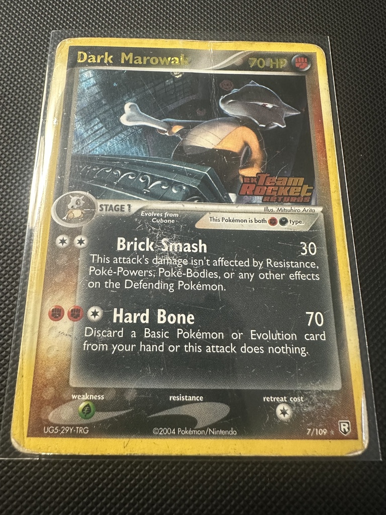 Dark Marowak Reverse Holofoil DMG EX Team Rocket Returns English 7 |179f6e15-6180-4f0f-a856-134c6e28a53f