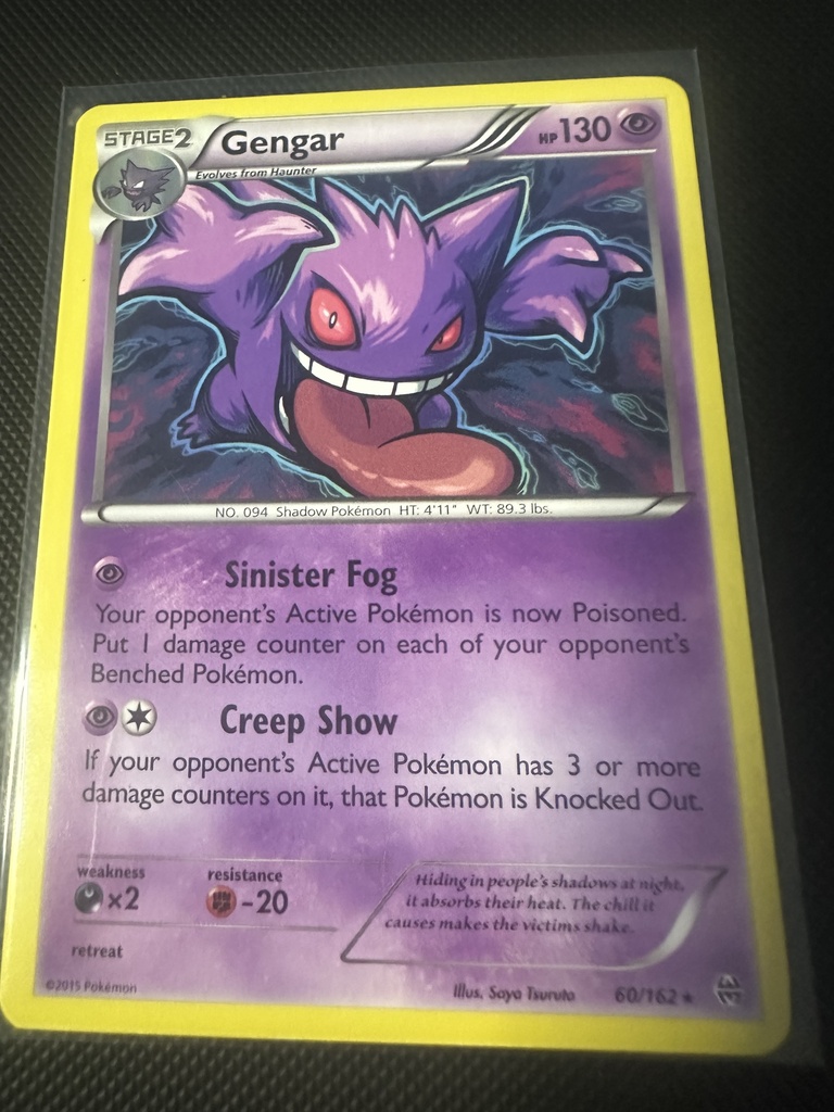 Gengar (Deck Exclusive) Normal NM XY Breakthrough English 60 |5c436944-dbff-4487-bfb4-d7cc920f3e7a