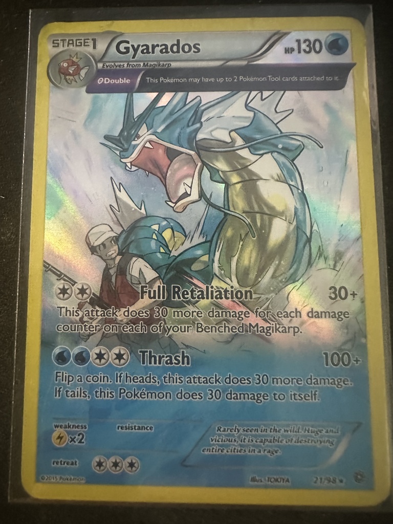 Gyarados Holofoil MP Ancient Origins English 21 |8ee82a9b-3518-462f-9723-0fa5164c915e