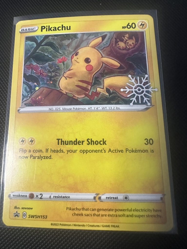 Pikachu (Holiday Calendar) Holofoil NM Sword & Shield Promos English 153 |fd1a238b-7c09-4cb6-85e2-0469036786f5
