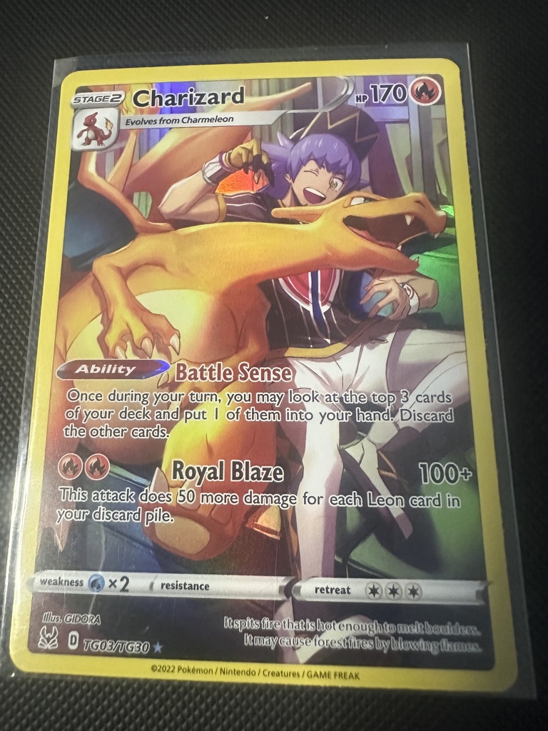 Charizard Holofoil NM Lost Origin Trainer Gallery English 3 |4bf9149a-3474-4451-a882-e4f945461c94