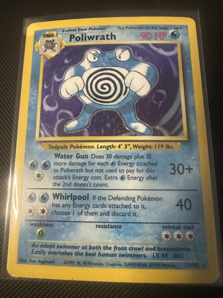 Poliwrath Unlimited Holofoil MP Base Set Unlimited English 13 |4e30bf07-38aa-42ad-955e-b270cec3c287