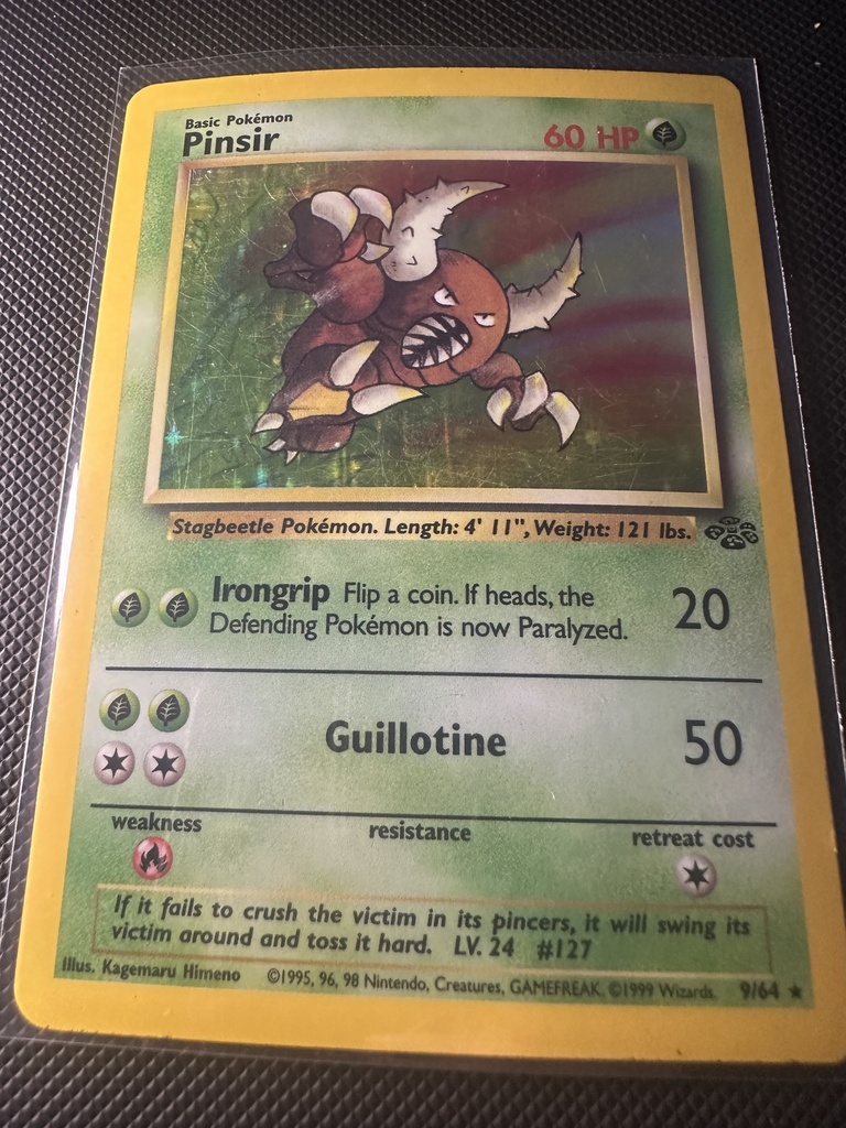 Pinsir Unlimited Holofoil MP Jungle English 9 |334a8212-bc85-470e-8324-85c12ef0c1e9