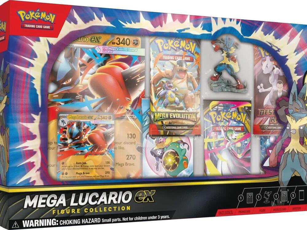 Mega Lucario ex Premium Figure Collection Unopened S Mega Evolution English  |fa4755d1-4ba3-407e-9308-2b7669f637e5