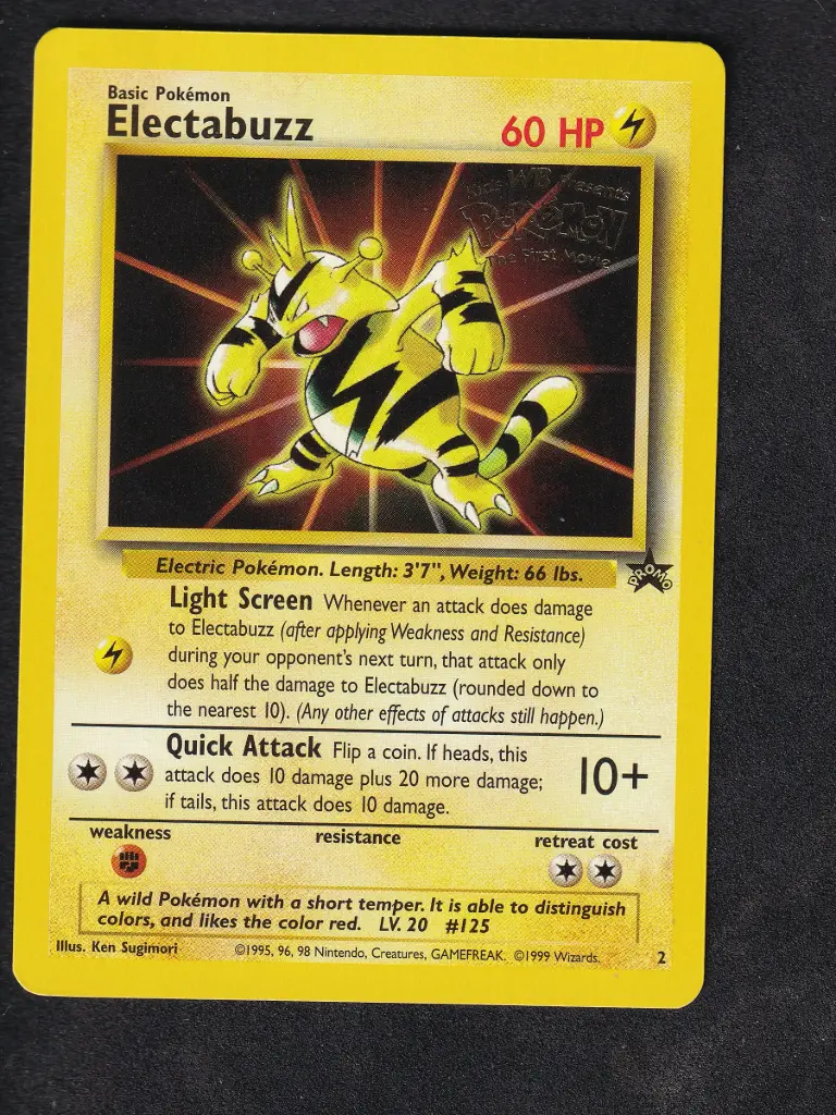 Electabuzz First Movie Promo WB Stamp