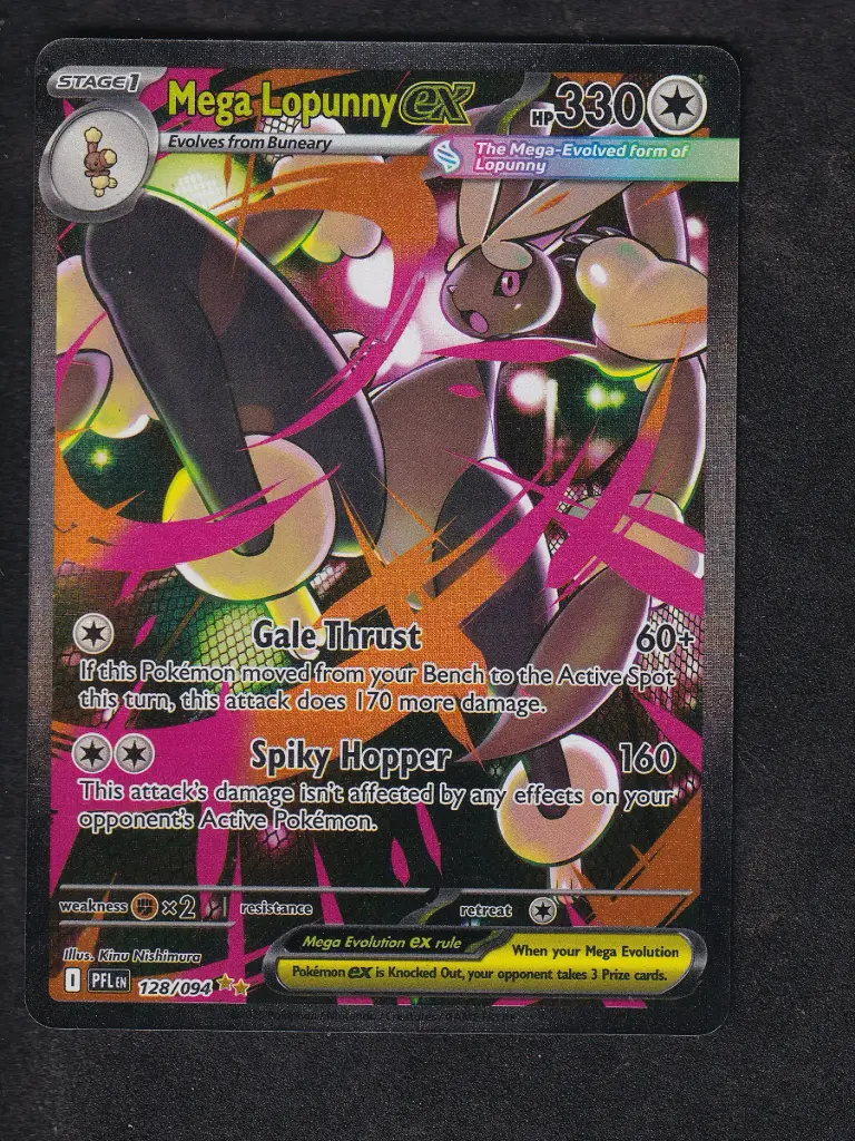Mega Lopunny ex Phantasmal Flames 128/094
