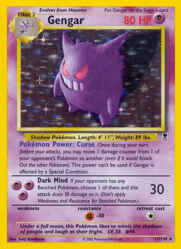 Gengar Holofoil Legendary Collection