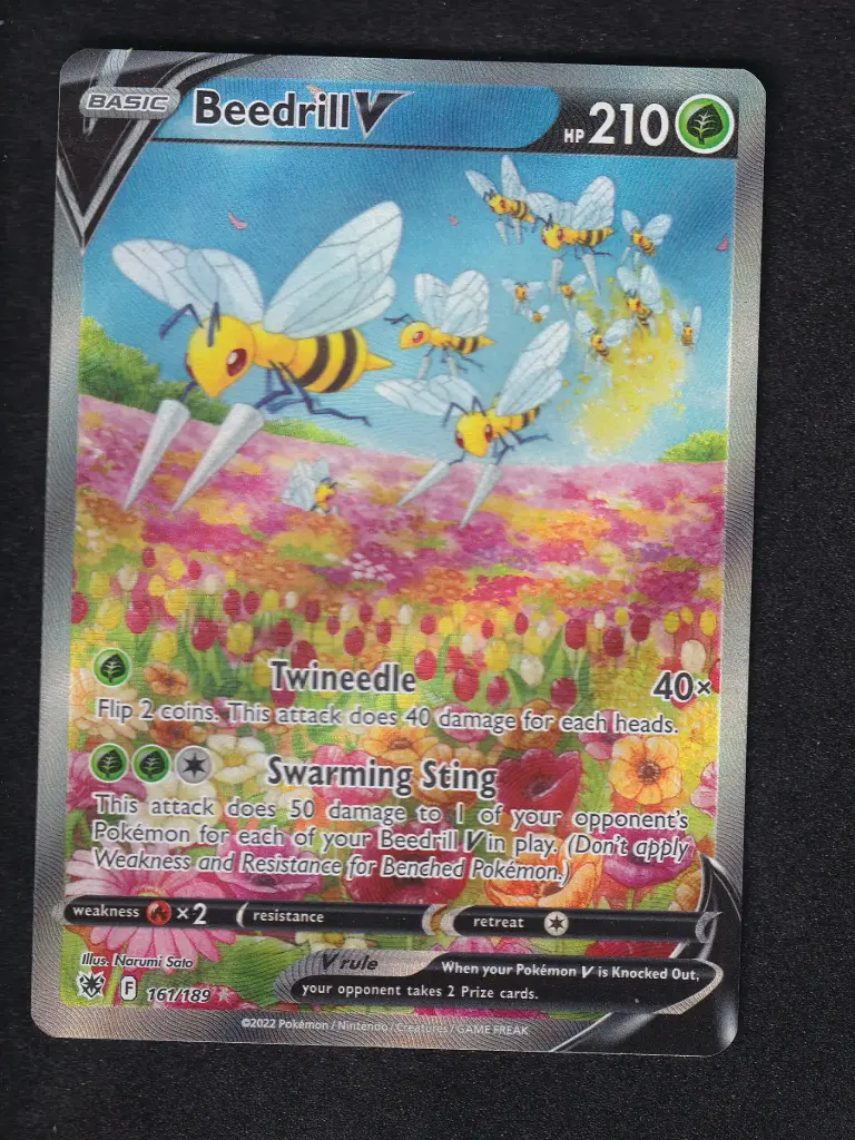 Beedrill V Full Art 161/189