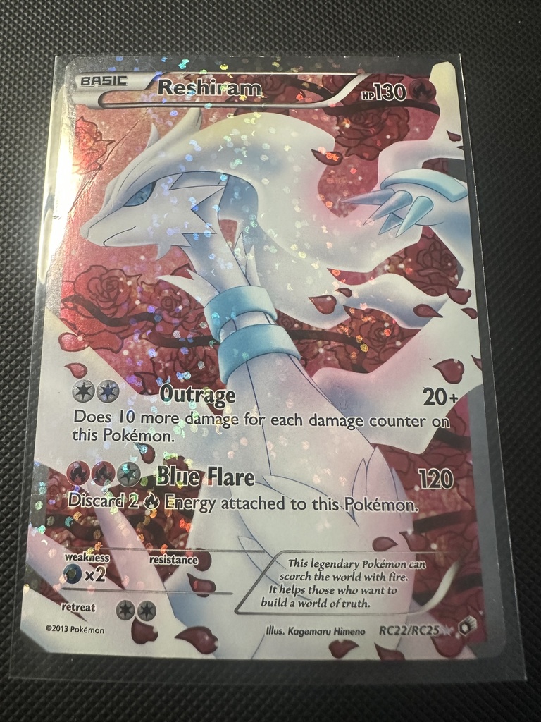 Reshiram Holofoil HP Legendary Treasures: Radiant Collection English 22 |abfc7769-58f8-4d72-804a-b16584500b81