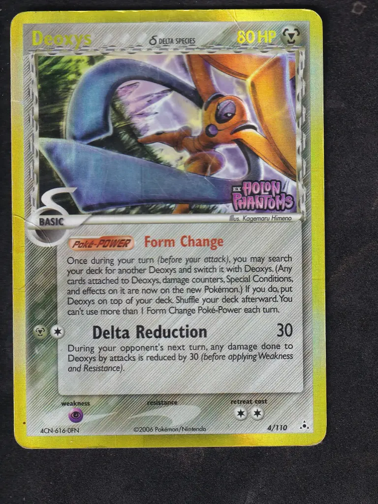 Deoxys Delta Species (Defense Form) 4/110 Reverse Holo EX Holon Phantoms
